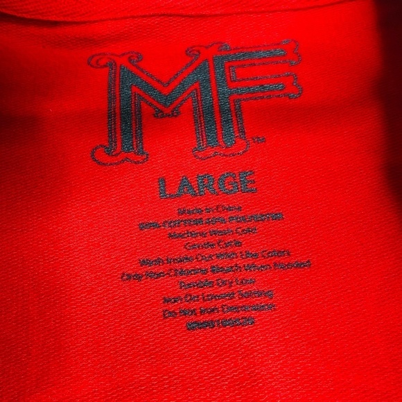 HOT TOPIC MF Retro Mighty Morphin Power Rangers Red Black Hoodie Jacket Large - Picture 5 of 7